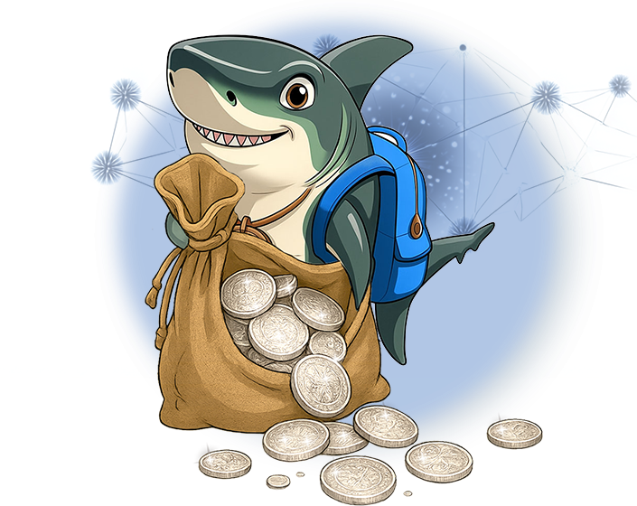 JOJU 상어 캐릭터